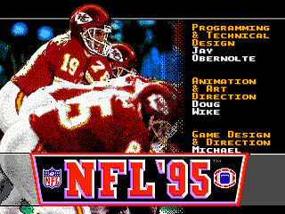 NFL '95 screenshot 4 for Sega Genesis